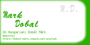 mark dobal business card